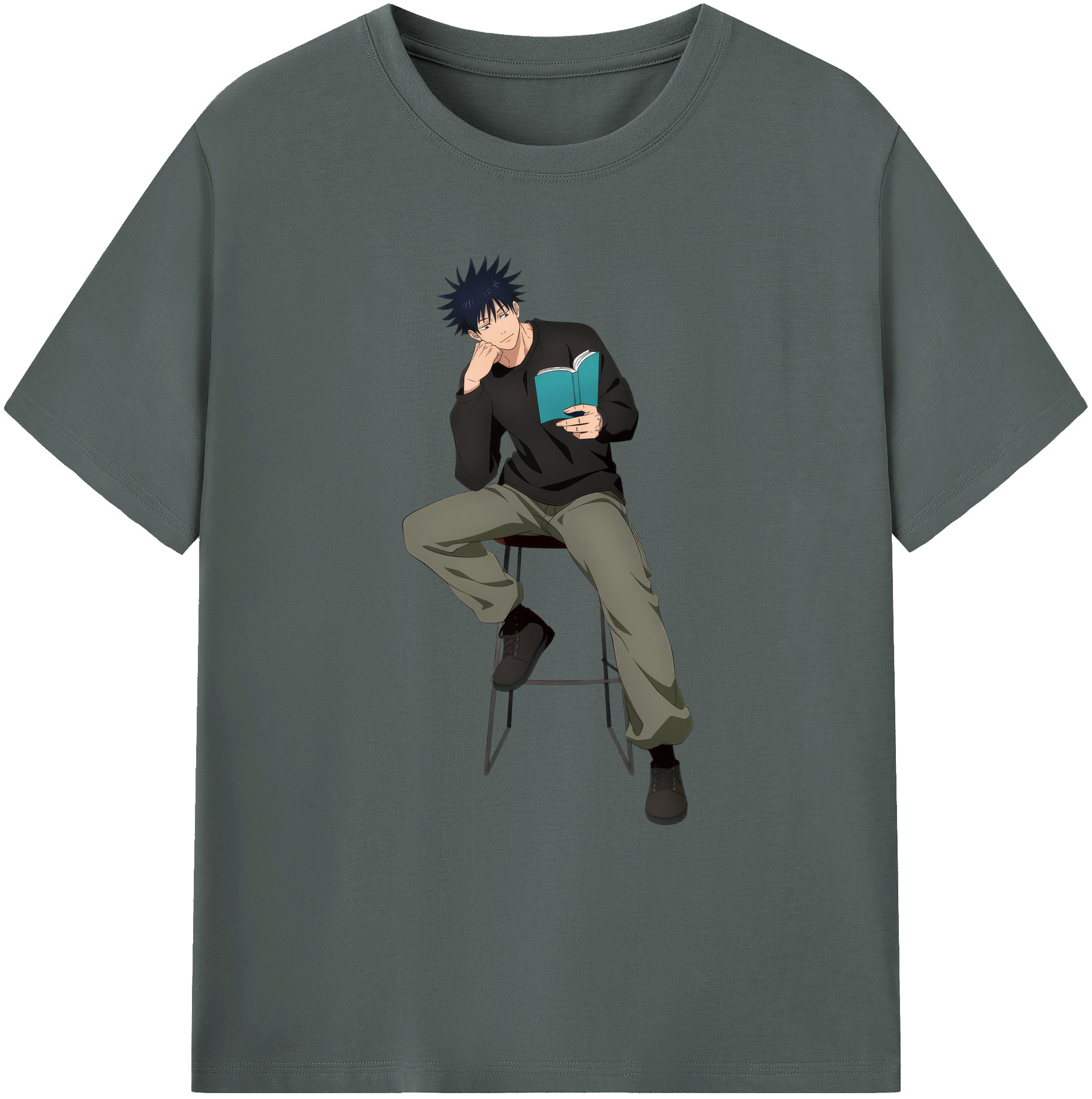 （画像用） 呪術廻戦 Jujutsu Kaisen 綿100％ メンズ半袖Tシャツ｜肌触りやわらか＆通気性